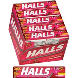 Halls Strawberry, 20-Count