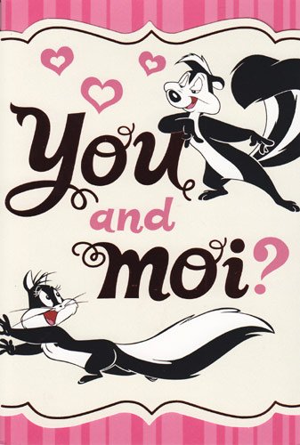One Card Valentine's Day Card Looney Tunes 