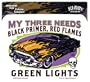 Kalynn Campbell - My Three Needs Hot Rod - Sticker / Decal
