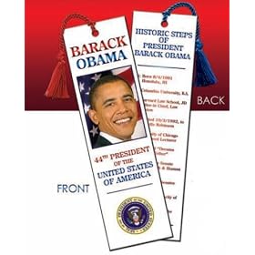 President Barack Obama Bookmark Book Mark Inauguration