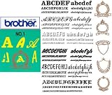 Brother SA298 No. 1 Alphabet Embroidery Card