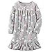 Carter's Big Girls' Long-sleeve Microfleece Christmas Nightgown