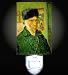 Bandaged Ear Self Portrait by Van Gogh Decorative Night Light