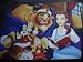 Beauty and the Beast Gaston Cogsworth Mrs. Potts Chip Toy Card Pkaying Play Mat