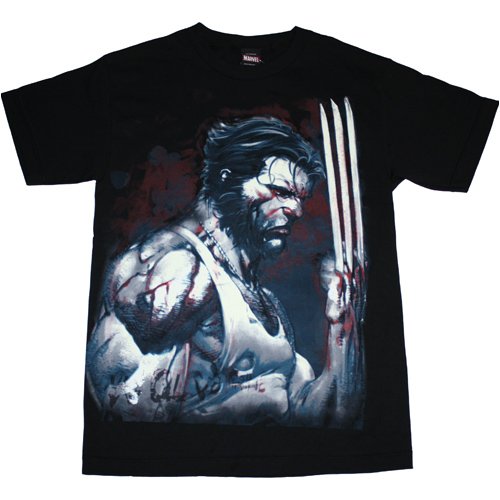  MARVEL XMEN WOLVERINE BLOOD AND STEEL T SHIRT
