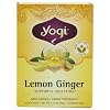 Yogi Lemon Ginger, Herbal Tea Supplement, 16-Count Tea Bags (Pack of 6)