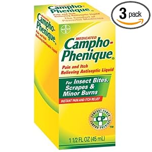 Campho-Phenique Pain Relieving Antiseptic Liquid, 1.5-Ounce Bottles (Pack of 3) by Campho-Phenique