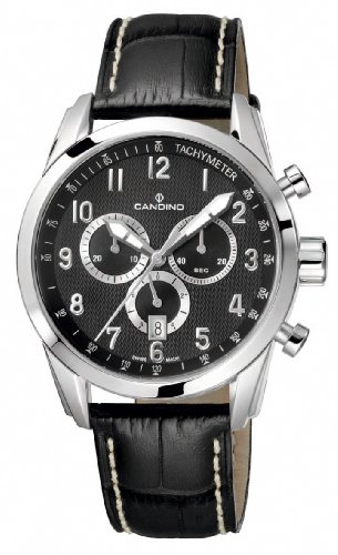 Candino Chrono Herrenuhr mit Lederband