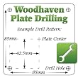 Woodhaven Plate Drilling: Porter Cable 891-92 w/2 lift holes