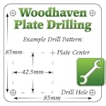 Woodhaven Plate Drilling: Porter Cable 891-92 w/2 lift holes