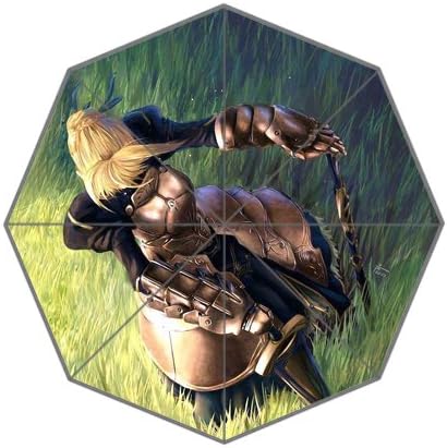 Saber - Fate Stay Night Custom 100% polyester Foldable Umbrella