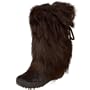 Pajar Women's Scarlet Tallle Tie Goat Hair Boot,Dark Brown,37 EU / 6-6.5 B(M)