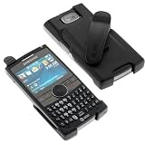 Samsung SGH-I617 Blackjack II / 2 Smartphone Accessory Bundle - Black Swivel Belt Clip Holster + Rapid Car Charger + Home Travel Charger