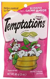 Whiskas 12-Pack Temptations Blissful Catnip, 3-Ounce Whiskas 12-Pack Temptations Blissful Catnip, 3-Ounce