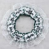Michigan State Spartans Green and White Garter With Lace