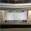 Pittsburgh Penguins 2009 NHL Stanley Cup Champions Chrome License Plate Frame
