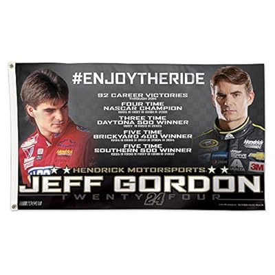 NASCAR Jeff Gordon Retirement Flag Deluxe, 3 x 5', Multicolor