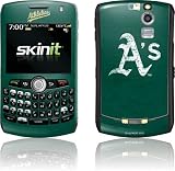 Skinit Oakland Athletics - Solid Distressed Vinyl Skin for BlackBerry Curve 8330