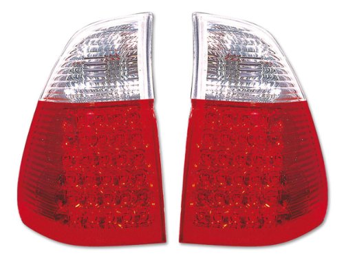 FK Automotive FKRLXLBM9005 LED R&uuml;ckleuchten fit for BMW X5 (Typ E53) Baujahr 04-, klar / r Preisvergleich