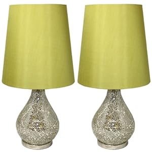 cracked glass table lamp