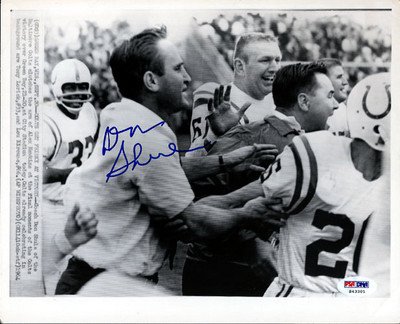 Autographed Don Shula Photograph - 8x10 S43301 - PSA DNA Certified - Autographed NFL PhotosB00COQ18EA