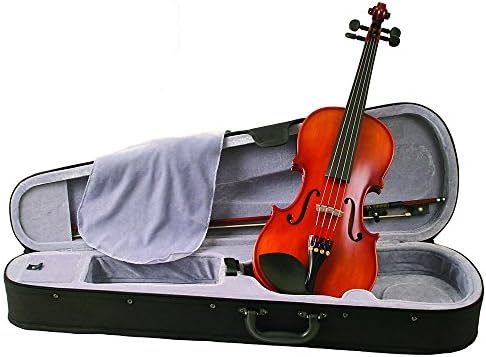 Knilling School Model 3/4 Violin Outfit (Perfection Pegs, Shaped Cover, Wood Bow)