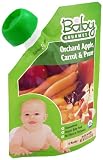 Baby Gourmet Organic Simple Purees Stage 1 (6 Months+) Orchard, Apple, Carrot and Prune Baby Food, 4.5-Ounce Pouches (Pack of 12)