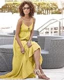 Spiegel Tiered Gauze Maxi Dress