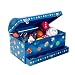 The Tommy Trinket Trunk (Indigo Blue) (7.375"H x 11.875"W x 7"D)
