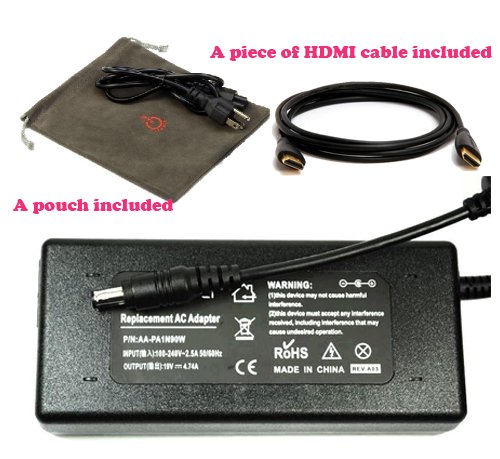 90W NEW Laptop/Notebook AC Adapter/Battery Charger Power Stockpiling Cord for Samsung Series 3 Np300v4a-a01 Np300v4a-a03us Np300v5a-a03 Np300v5a-a04us Np300v5a-a07 Np300v5a-a0aus Np305v5a-a02us Np305v5a-a04us Np305v5a-a06us; Samsung Series 7 Np-700z3a Np7