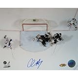 NHL Chris Drury Game Tying Goal Overhead Autographed 8-by-10-Inch Photograph