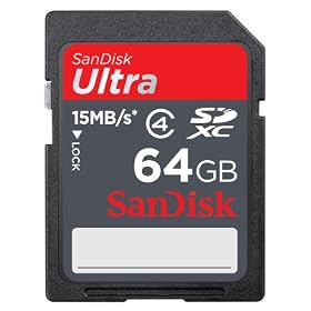 SanDisk Ultra 64GB SDXC Flash Memory Card SDSDH-064G-U46: Electronics