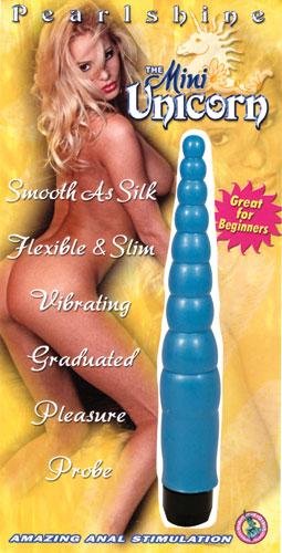 Nasstoys Mini Unicorn Anal Vibrator, Blue