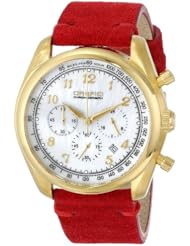Orefici Womens ORW16C4203 Vintage Analog Display Quartz Red Watch