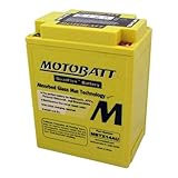 MBTX14AU MotoBatt Quadflex Battery. Replaces All YB14A-A Series, YB14L-A Series, YTX14AH-BS & YTX14AHL-BS Batteries