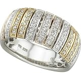 14K Tri Color Gold Diamond Ring
