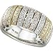 14K Tri Color Gold Diamond Ring