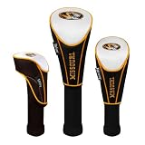 NCAA Missouri Tigers Nylon Headcover (set of 3) Driver, Fairway, Utility