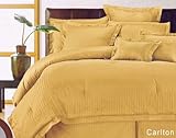 12pc Bed-in-a-Bag Carlton Gold Comforter Set - Size Queen