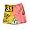 Gold Rush - Girls Sweat Skirt, Gold, Pink, Green (Size 3)