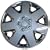 Cartrend Radzierblenden Set "Classic" 15" Glanzlack, 4-teilig