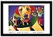 MOLLY MOE JACK Dogs 24 x 28 Ron Burns FRAMED Art Print
