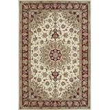 American Home Rug Co. SP011IYBR Premier Ivory / Burgundy Oriental Rug