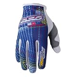 AXO Blue/Red/Yellow Medium X-Plosion Gloves
