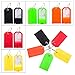BlueCosto Flexible PVC Luggage Tags Suitcase Bag Labels -4/5pk