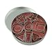 24 pce Mini Cookie Cutter Set Assorted Geometric Shapes in a tin