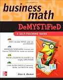ISBN: 0071464700 - Business Math Demystified