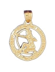 CleverEves 14K Gold Zodiac Pendant 6.1 - Gram(s)