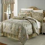 BrylaneHome Valance, 80Lx20W (GOLD BLUE,0)