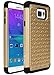 Galaxy Note 5 Case, Style4U Galaxy Note 5 Studded Rhinestone Crystal Bling Hybrid Armor Case Cover for Samsung Galaxy Note 5 with 1 Style4U Stylus [Gold/Black]